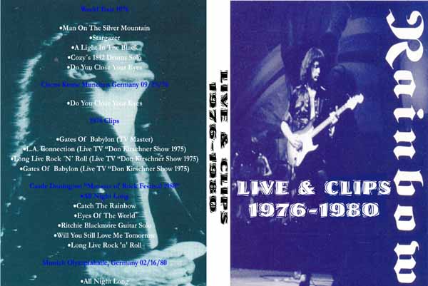 RAINBOW - LIVE AND CLIPS 1976-1980 DVD